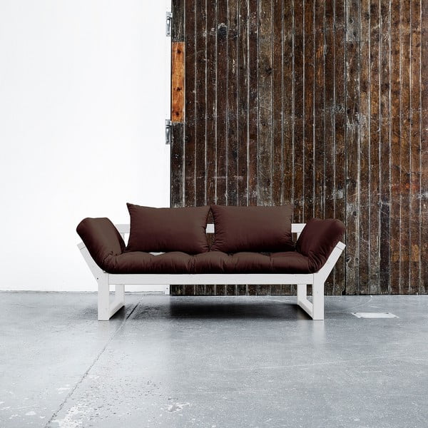 Sofa Karup Edge White/Brown