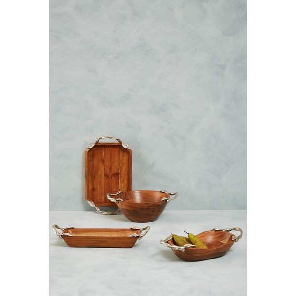 Drewniana misa w naturalnym kolorze Vine – Premier Housewares-image-2