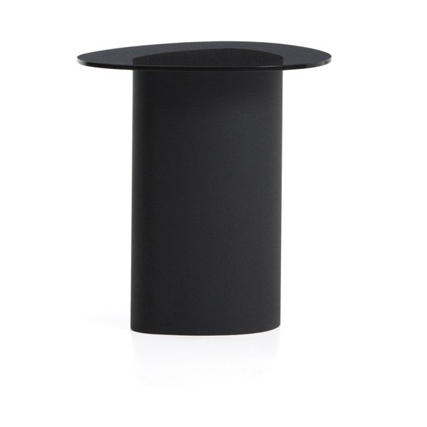 Stolik ze szklanym blatem 47x48 cm Olir – Kave Home