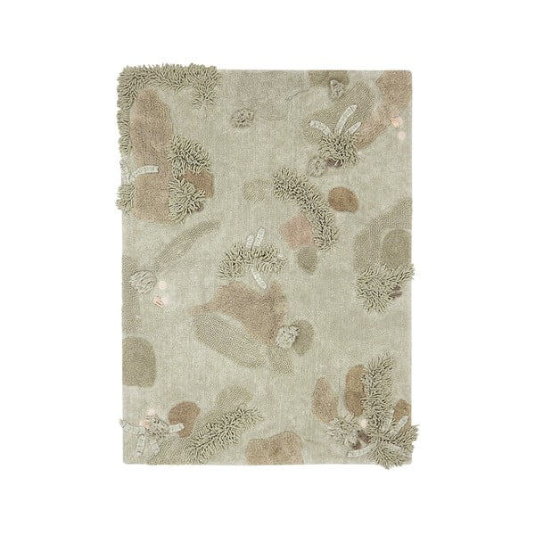 Beżowy bawełniany dziecięcy dywan do zabawy 120x160 cm Mushroom Forest – Lorena Canals