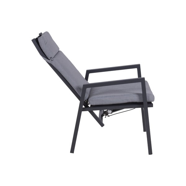 Szare metalowe krzesło ogrodowe Sintra – Garden Pleasure-image-4