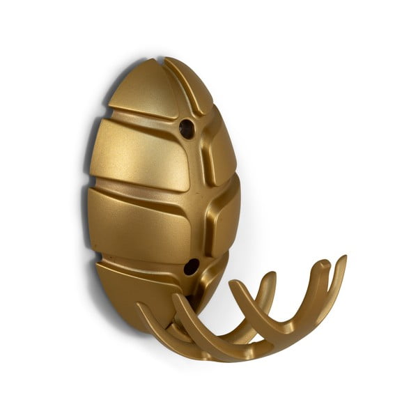 Ścienny plastikowy haczyk w kolorze złota Bug – Spinder Design-image-2
