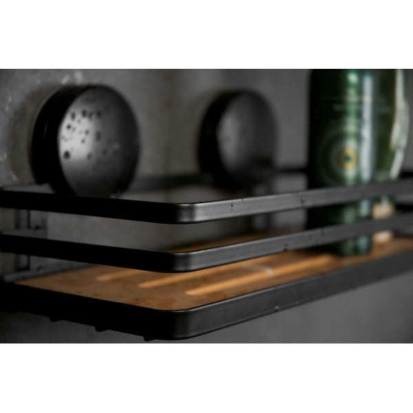 Czarna półka łazienkowa Wenko Alba-image-4