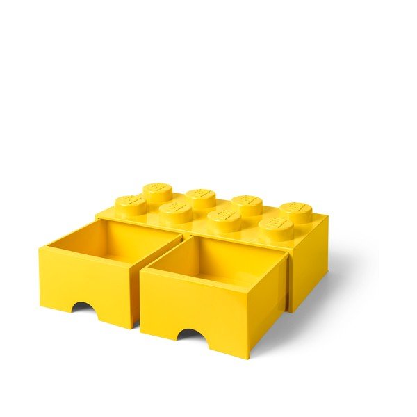 Żółty pojemnik z 2 szufladami LEGO®-image-2