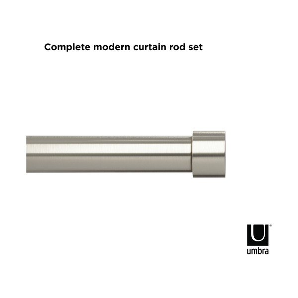Stalowy regulowany karnisz 168 - 305 cm Cappa – Umbra-image-4