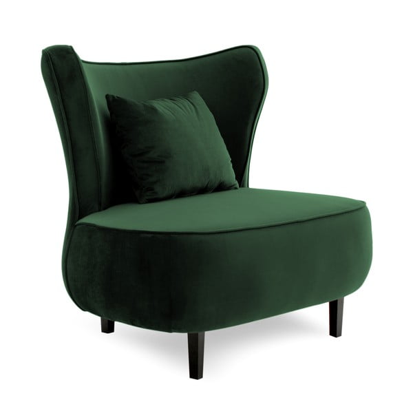 Ciemnozielony fotel Vivonita Douglas Love Seat Emerald