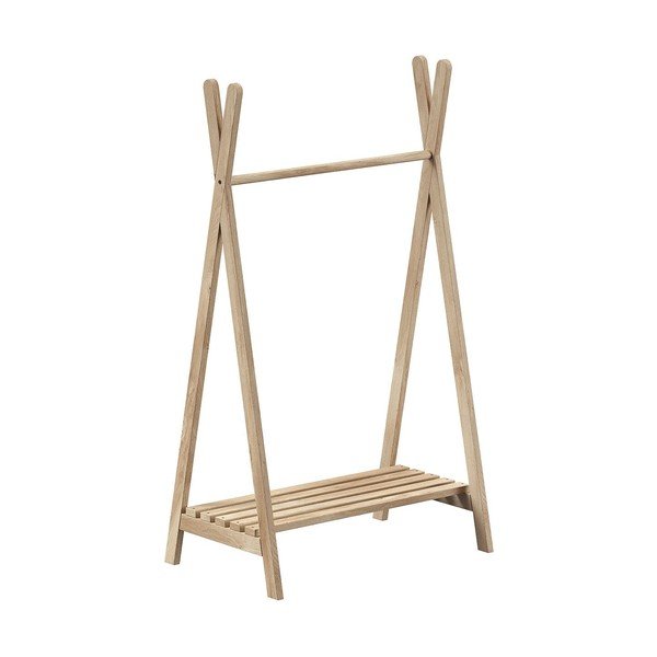 Wieszak dziecięcy z litego drewna dębowego w naturalnym kolorze 74x132 cm Forrest – Vipack