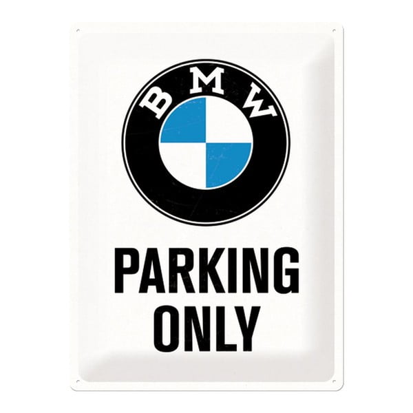 Blaszana tablica BMW Parking, 30x40 cm