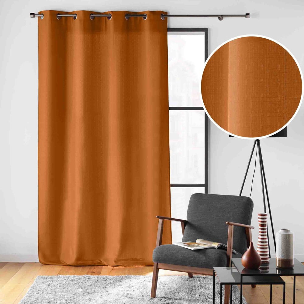 Brązowa zasłona 140x280 cm Soline – douceur d'intérieur (zdjęcie 8)