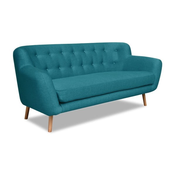 Turkusowa sofa Cosmopolitan design London, 192 cm-image-2