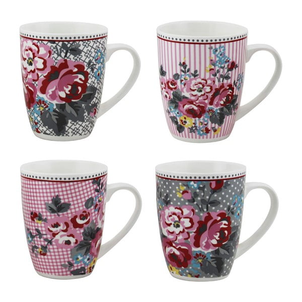 Zestaw 4 kubków porcelanowych Premier Housewares Pippa Mugs