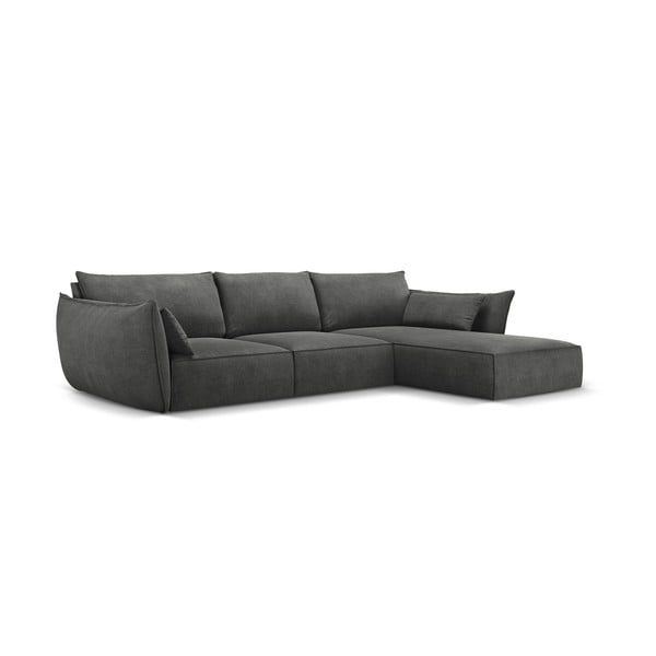 Szary narożnik (prawostronny) Vanda – Mazzini Sofas-image-2