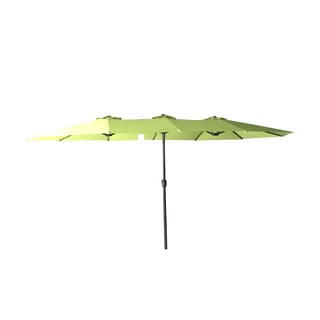 Zielony parasol ogrodowy 456x270 cm Double – Rojaplast