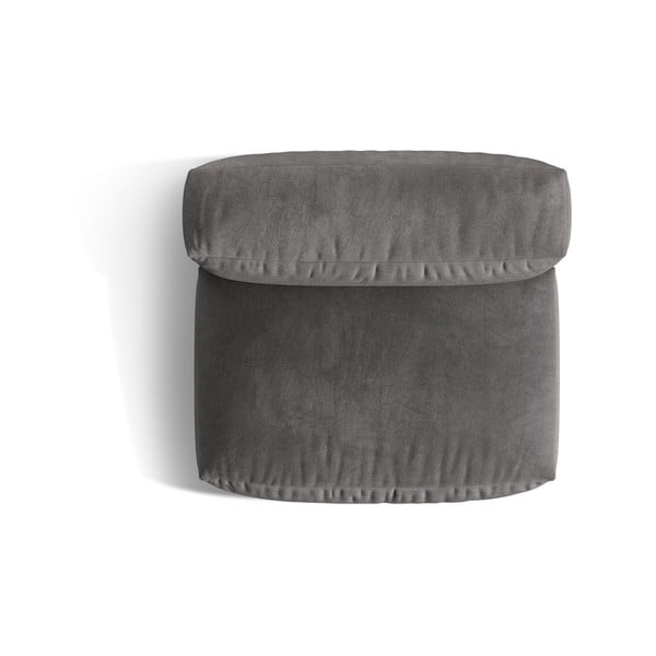 Szary aksamitny moduł sofy (moduł środkowy) Martina – Micadoni -image-3