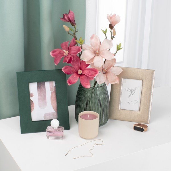 Sztuczne kwiaty zestaw 10 szt. (wysokość 69 cm) Magnolia – Restilo-image-1