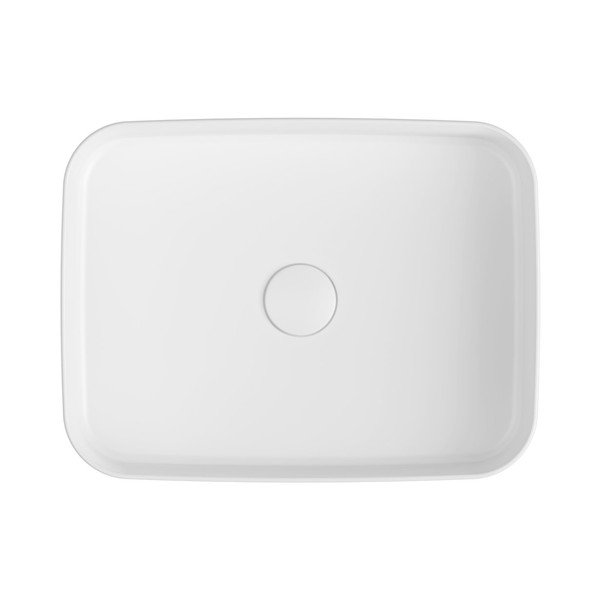 Biała umywalka ceramiczna Sapho Infinity Rectangle, 50x36 cm-image-2