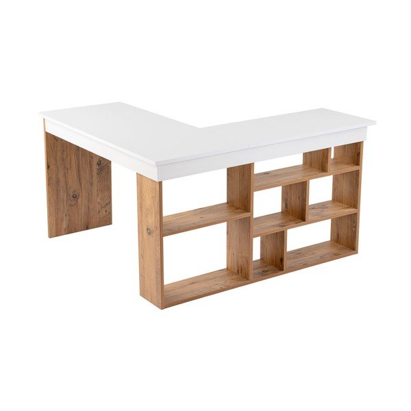 Biurko w dekorze sosny 120x130 cm Vesper – Kalune Design