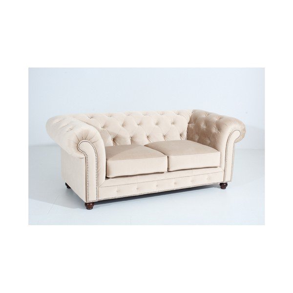 Kremowa sofa Max Winzer Orleans Velvet, 196 cm-image-3
