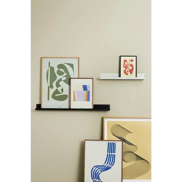 Jasnoszara metalowa półka na zdjęcia 100 cm Care – Hübsch-image-1