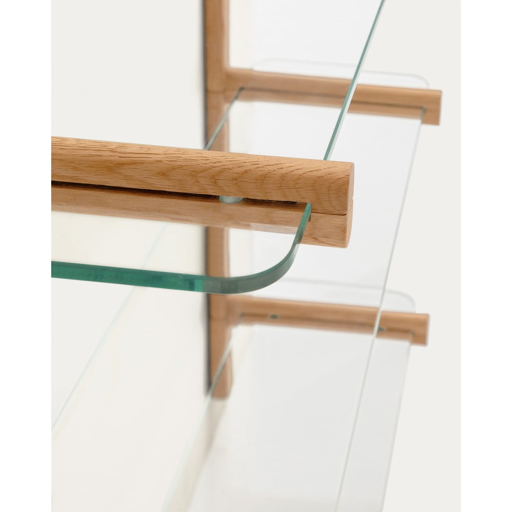 Szklany komponent – półka 3 szt. 110x1 cm Sitra – Kave Home (zdjęcie 4)