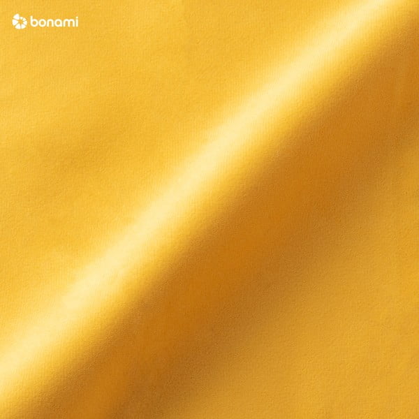 Żółty aksamitny fotel Mazzini Sofas Sardaigne-image-1