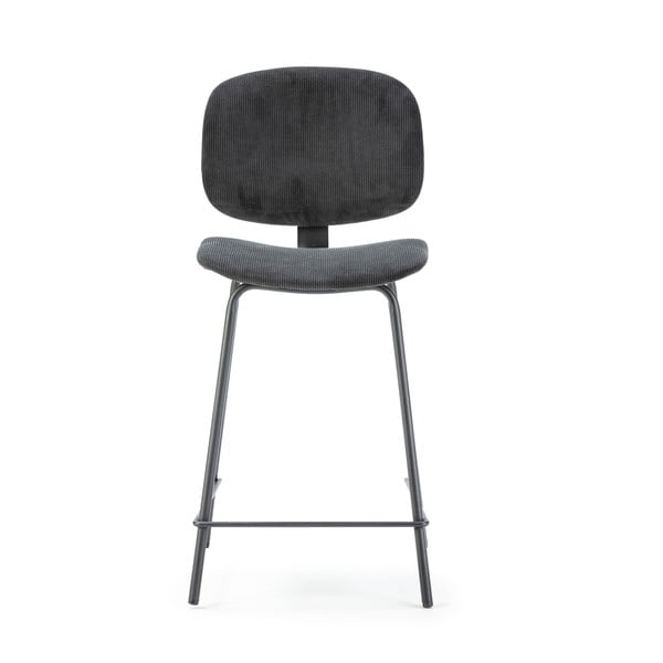 Czarne hokery zestaw 2 szt. (wysokość siedziska 66 cm) Arus – Marckeric-image-3