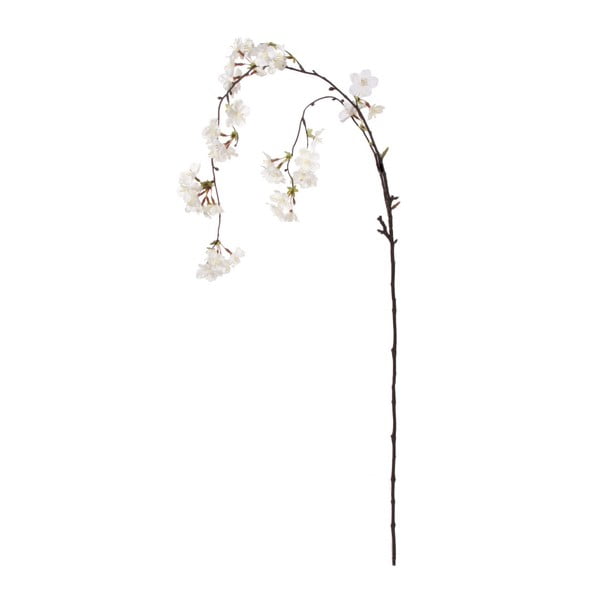 Biały sztuczny kwiat SHISHI Cherry
