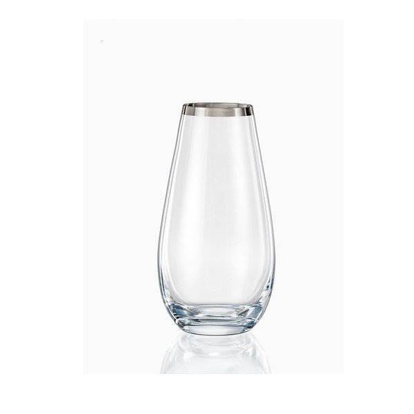 Szklany wazon Crystalex Frost, wys. 13 cm