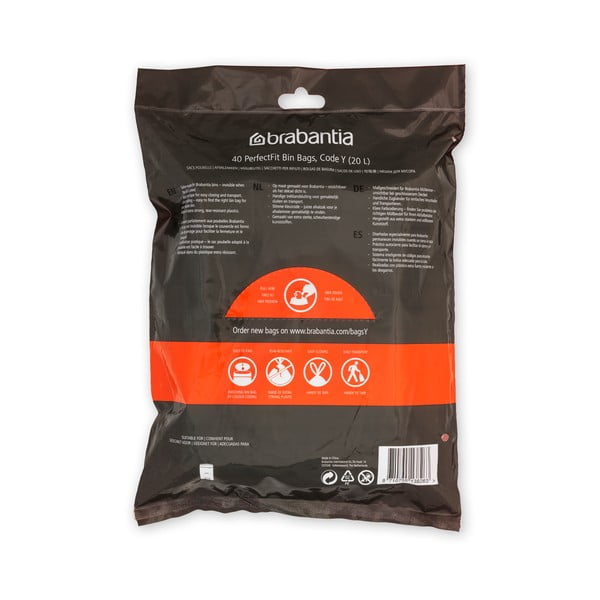 Worki na śmieci zestaw 40 szt. 20 l PerfectFit Y – Brabantia-image-4