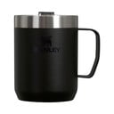Czarny kubek termiczny ze stali nierdzewnej 230 ml Stay-Hot Camp Mug Black – Stanley