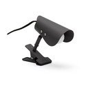 Czarna metalowa lampa stołowa z klipsem (wysokość 16 cm) Jula – Kave Home
