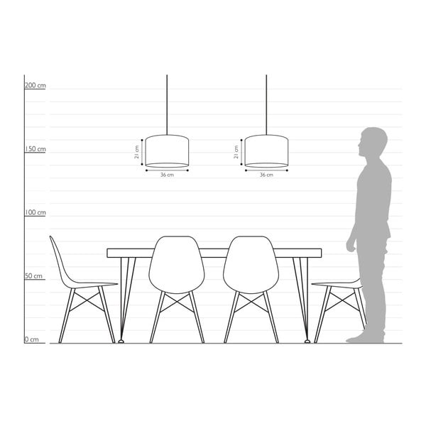 Czarna podwójna lampa wisząca z wnętrzem w kolorze złota Sotto Luce Mika, ⌀ 36 cm-image-4
