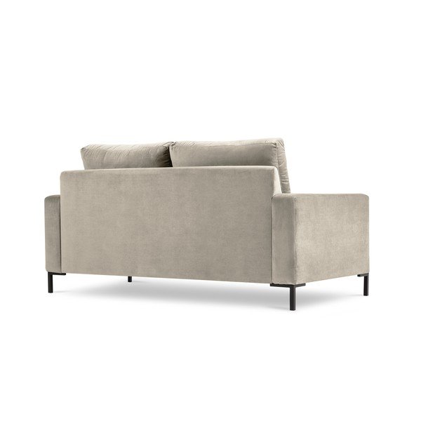 Beżowa sofa z aksamitnym obiciem Interieurs 86 Seine, 158 cm-image-3