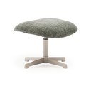 Zielony podnóżek z tkaniny szenilowej Teryl – Kave Home