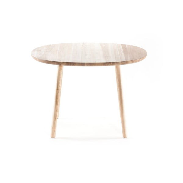 Naturalny stół do jadalni z litego drewna EMKO Naïve, ⌀ 110 cm-image-3