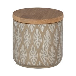 Ceramiczny pojemnik z wieczkiem z drewna bambusu Wenko Tupian