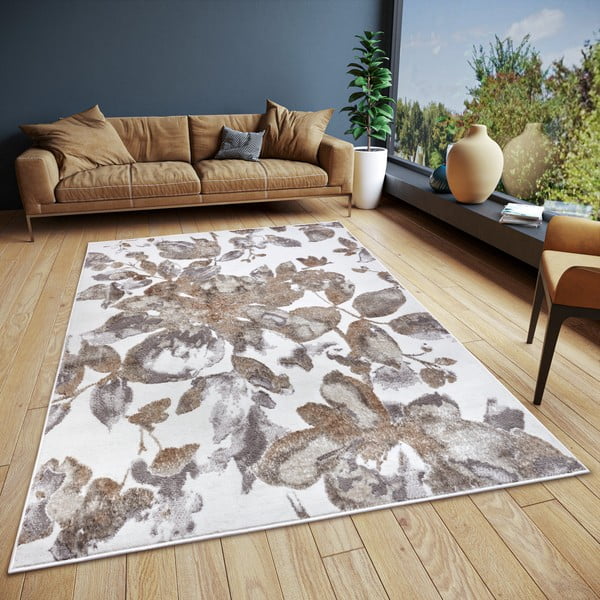 Szaro-brązowy dywan 160x235 cm Shine Floral – Hanse Home-image-1