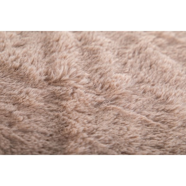 Brązowy koc ze sztucznego futra 150x200 cm Ruby – Tiseco Home Studio-image-2