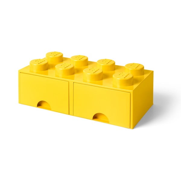 Żółty pojemnik z 2 szufladami LEGO®-image-1
