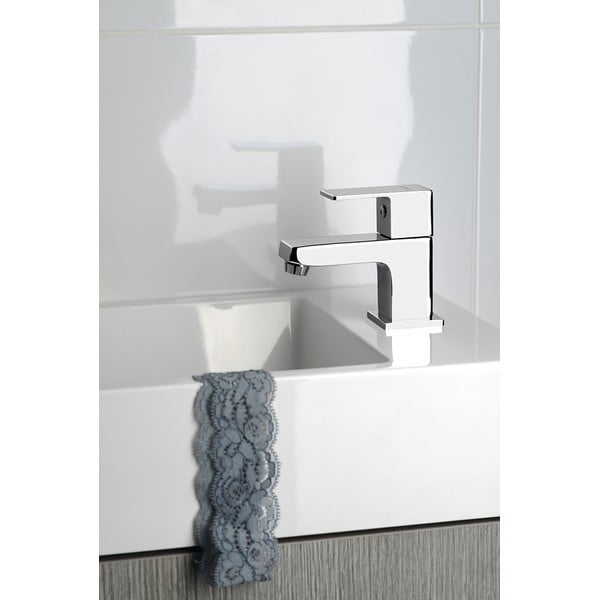 Zawór umywalkowy w kolorze srebra z połyskiem Small – Sapho-image-1