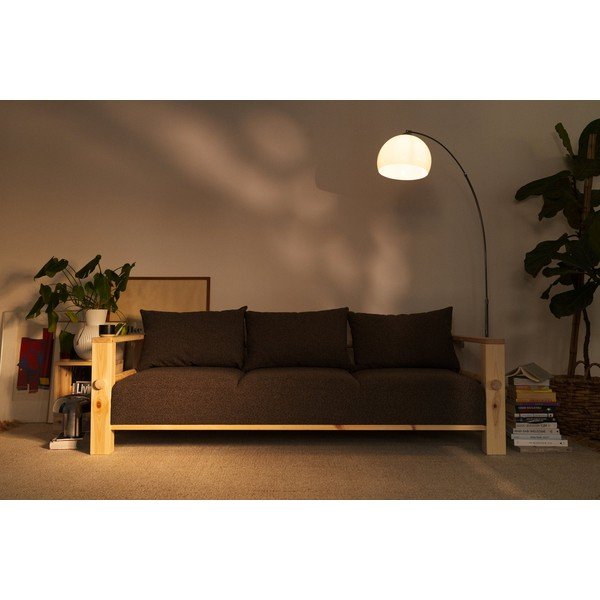 Ciemnoszara sofa 225 cm Bare – Karup-image-4