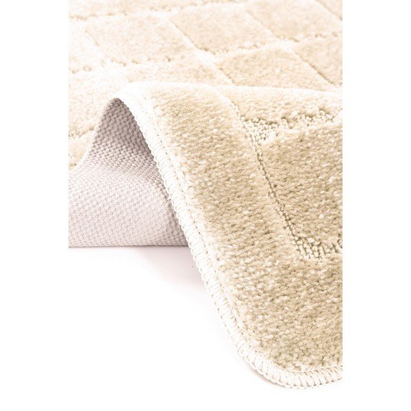 Kremowe dywaniki łazienkowe zestaw 2 szt. 50x80 cm Kareli – Foutastic-image-3