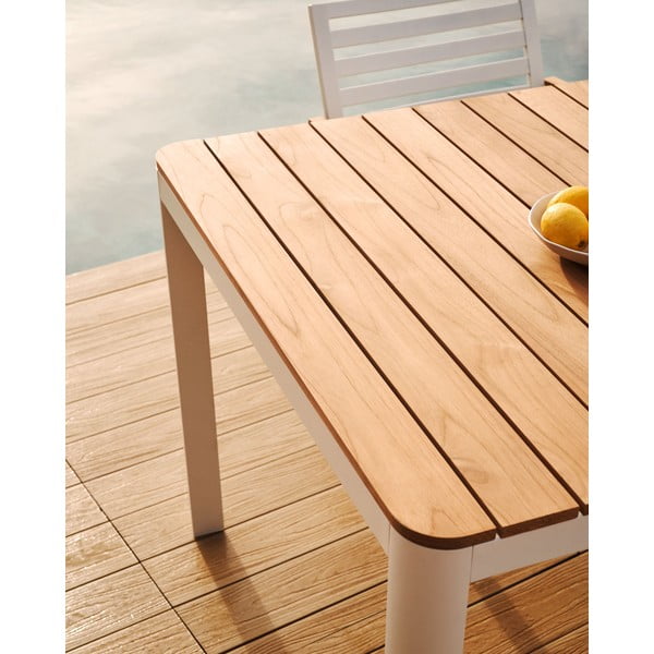 Aluminiowy stół ogrodowy 90x163 cm Bona – Kave Home-image-4