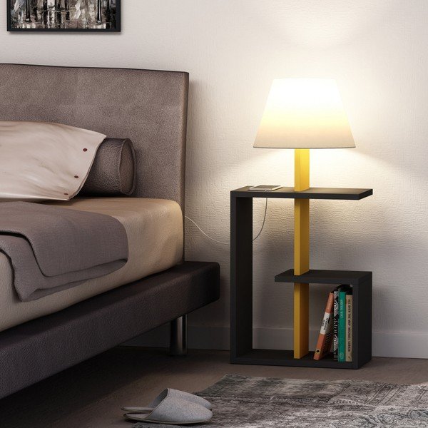 Antracytowa lampa stojąca Homitis Saly-image-3