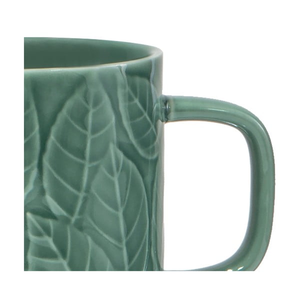 Turkusowe porcelanowe kubki zestaw 4 szt. 400 ml Heath Jade – Ladelle-image-2