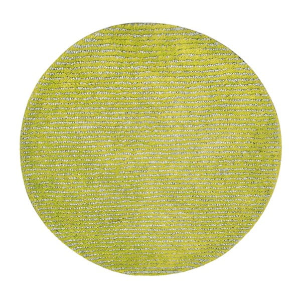 Dywan wykonany ręcznie The Rug Republic Modeno Green, ⌀ 70 cm