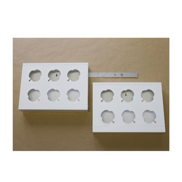 Pionowa doniczka z niewidzialnym uchwytem HOH! Duo Smart Bianco, 78x27 cm-image-3