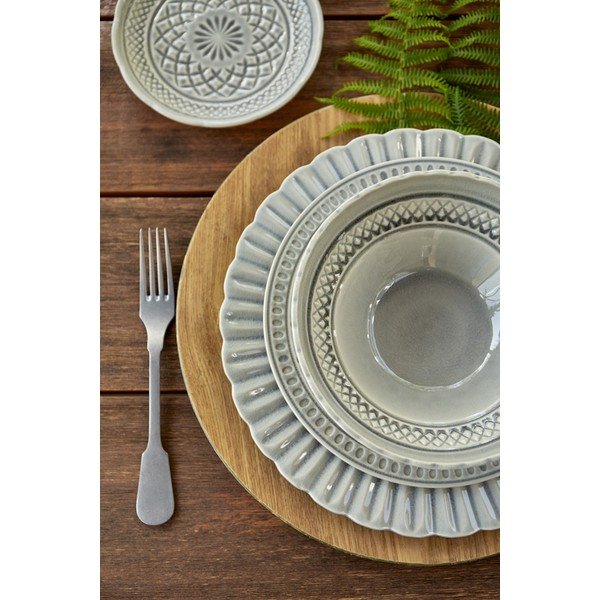 Szara kamionkowa misa Costa Nova Cristal, ⌀ 18 cm-image-3