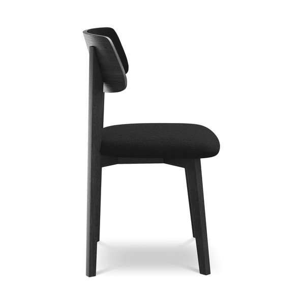 Czarne krzesło z litego drewna Niu – Makamii-image-2