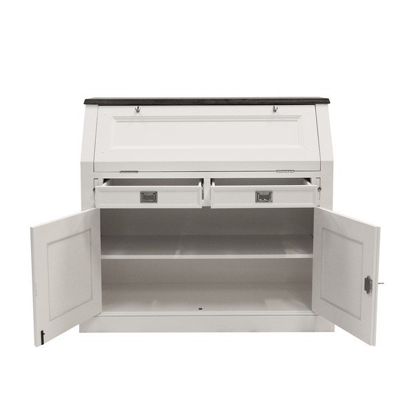 Biała wielofunkcyjna komoda Canett Skagen, 10 szuflad-image-2